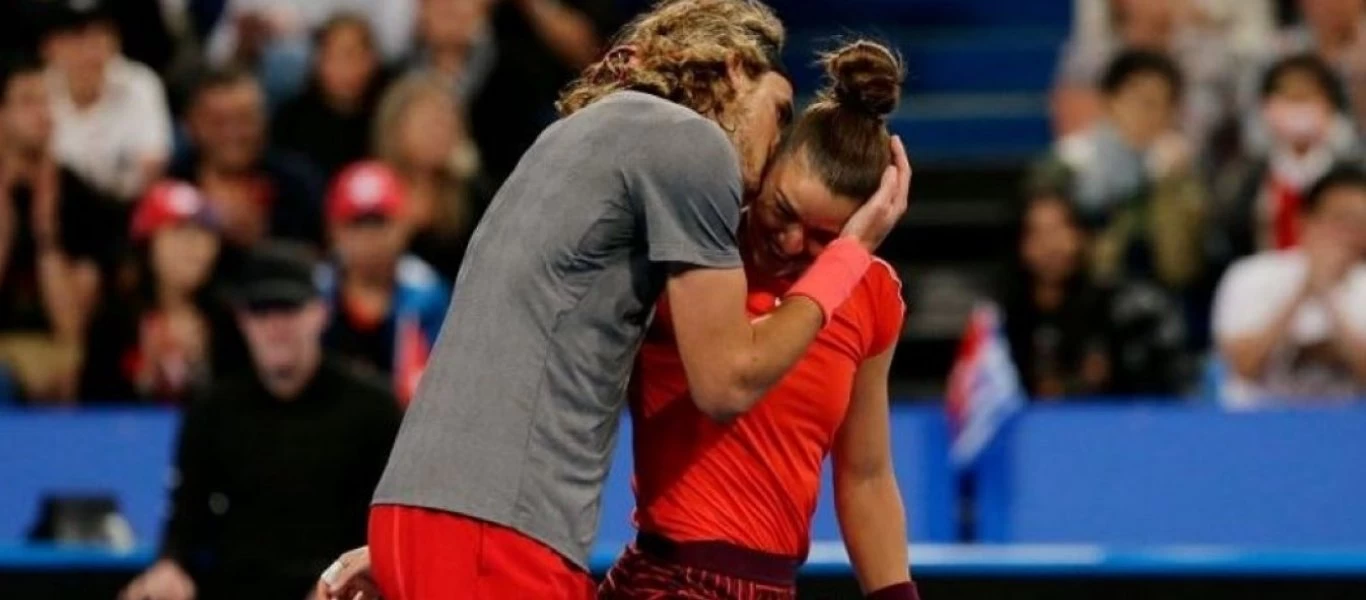 Η πρώτη αντίδραση της Μ.Σάκκαρη στον θρίαμβο του Τσιτσιπά - «Ότι και να πούμε είναι λίγο» (φωτο)